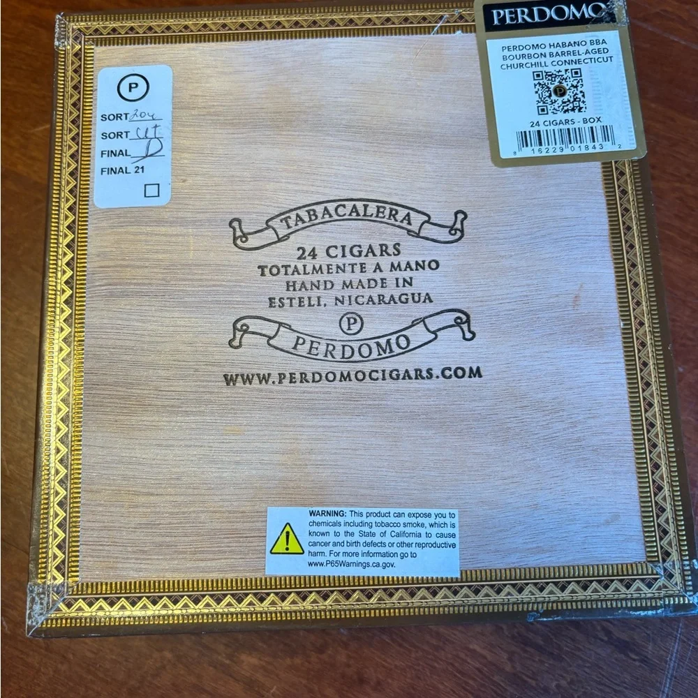 2/$20 Wooden Hinged Cigar Box